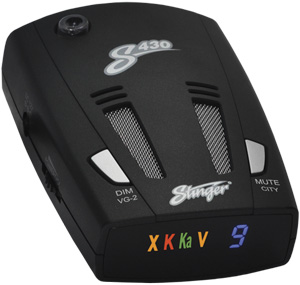 Радар-детектор STINGER S430 ST стрелка дисплей 360 гр 