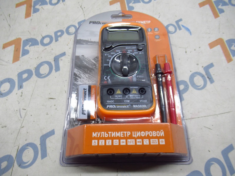 Мультитестер цифровой PROconnect M830L 