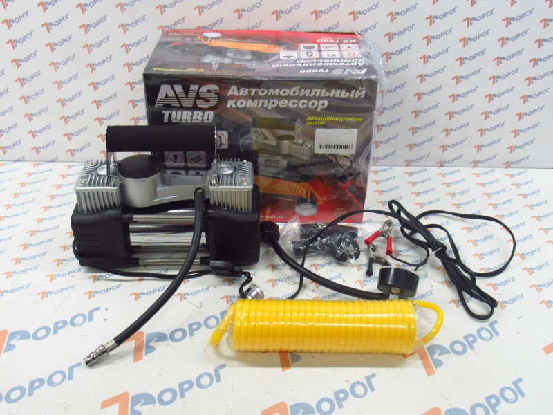 Компрессор автомобильный AVS KS750D 12В-75 л/м. 