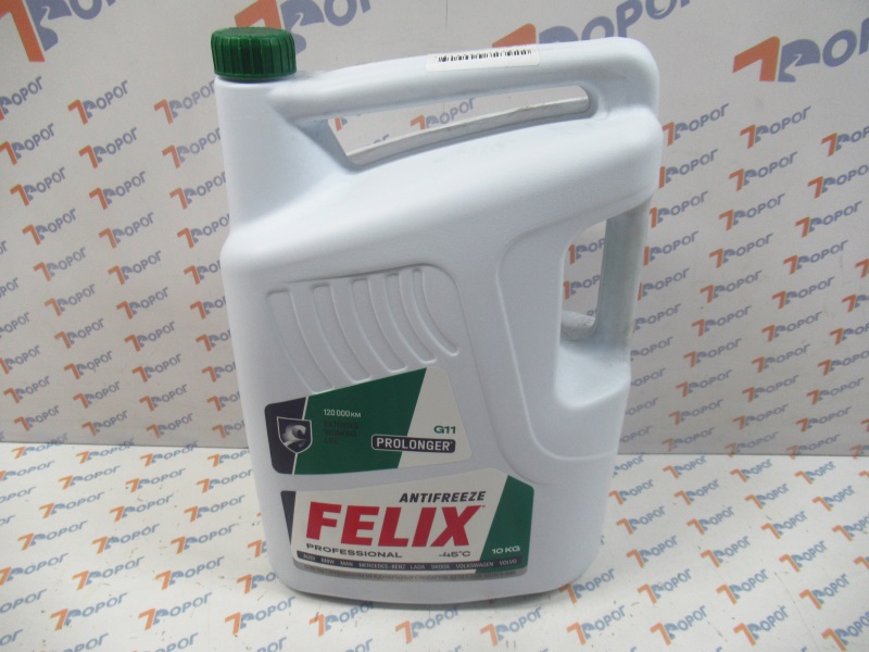 Антифриз FELIX Prolonger G11 (-40C) 430206021 зелёный, 10 кг 