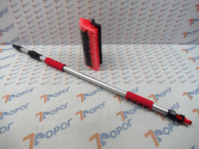 Щетка для мытья с краном, телескопическая L=132-300 см, ARNEZI  A0403003 